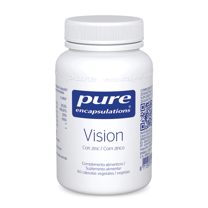 Complemento alimenticio Vision con zinc 60 cápsulas Pure Encapsulations.