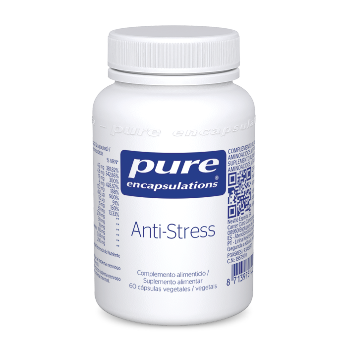 Complemento alimenticio Anti-Stress 60 cápsulas Pure Encapsulations.