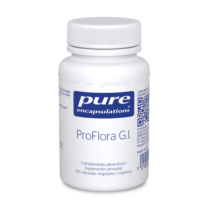 Complemento alimenticio ProFlora G.I. 60 cápsulas Pure Encapsulations.