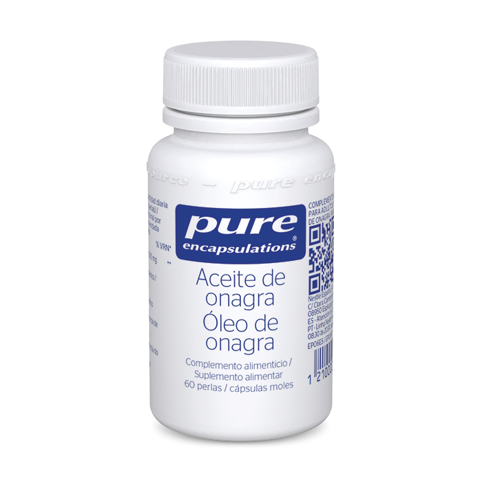 Complemento alimenticio Aceite de Onagra 60 perlas Pure Encapsulations.