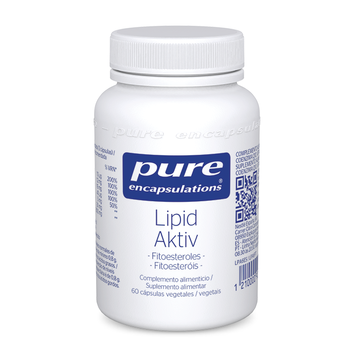 Complemento alimenticio Lipid Aktiv Fitoesteroles 60 cápsulas Pure Encapsulations.