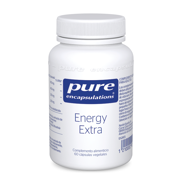 Complemento alimenticio Energy Extra 60 cápsulas Pure Encapsulations.