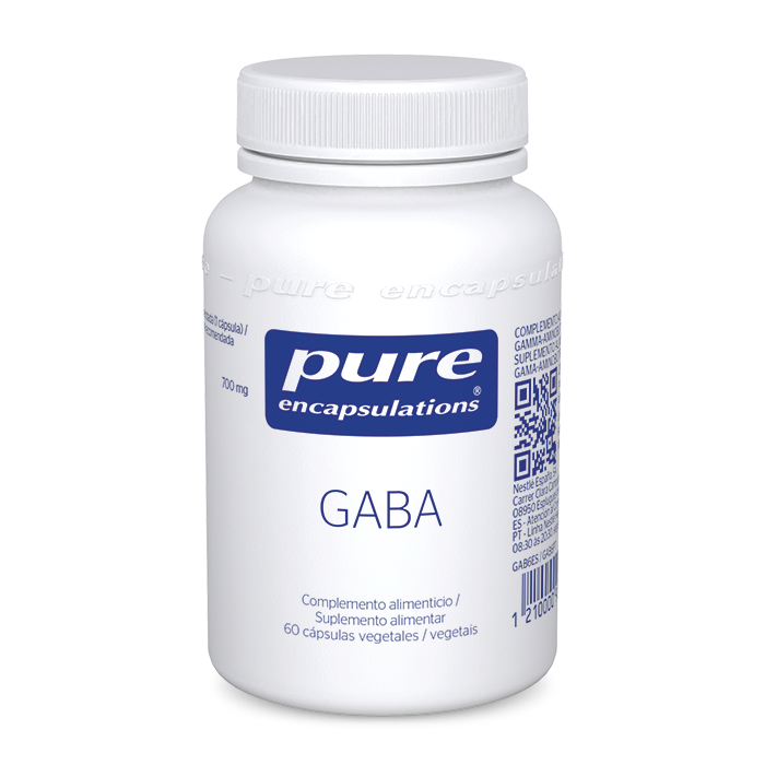 Complemento alimenticio GABA 60 cápsulas Pure Encapsulations.