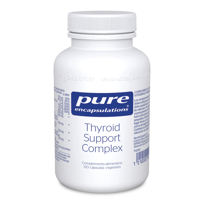 Complemento alimenticio Thyroid Support Complex 120 cápsulas Pure Encapsulations.